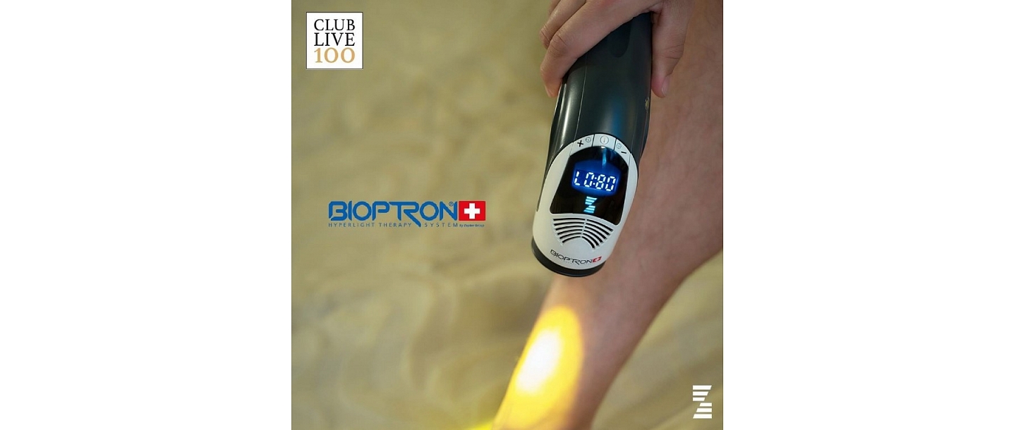 Kvantu hipergaisma Bioptron brūču ārstēšanai